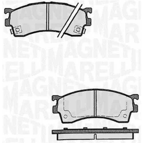 Sada brzdových platničiek kotúčovej brzdy MAGNETI MARELLI 363916060296