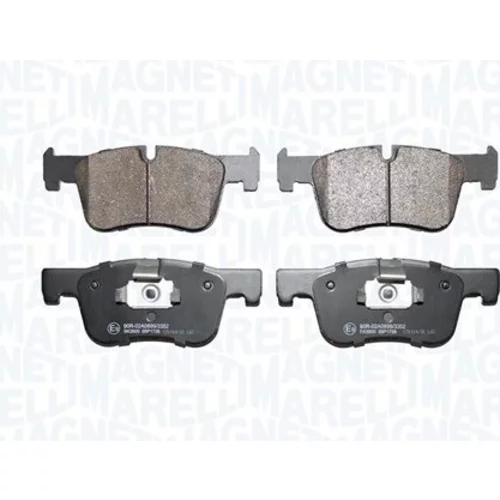Sada brzdových platničiek kotúčovej brzdy MAGNETI MARELLI 363916060732