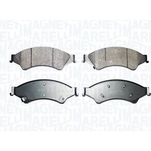 Sada brzdových platničiek kotúčovej brzdy MAGNETI MARELLI 363916061301