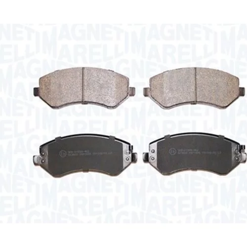 Sada brzdových platničiek kotúčovej brzdy MAGNETI MARELLI 363916061310