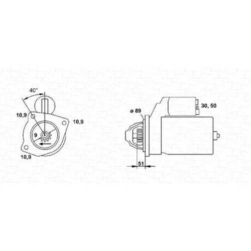Štartér MAGNETI MARELLI 943252283010