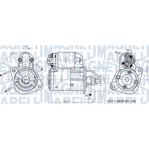 Štartér MAGNETI MARELLI 063721465010