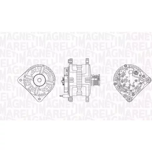 Alternátor MAGNETI MARELLI 063737469710