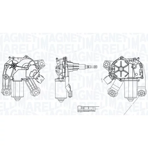 Motor stieračov MAGNETI MARELLI 064072700010
