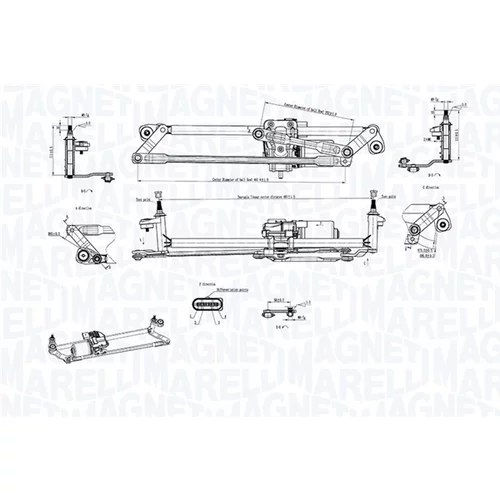 Systém čistenia skiel MAGNETI MARELLI 064351748010