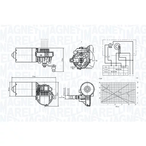 Motor stieračov 064370700010 (MAGNETI MARELLI) - obr. 1