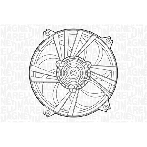 Ventilátor chladenia motora MAGNETI MARELLI 069422387010