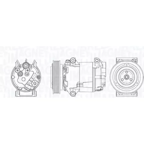 Kompresor klimatizácie MAGNETI MARELLI 350103030014