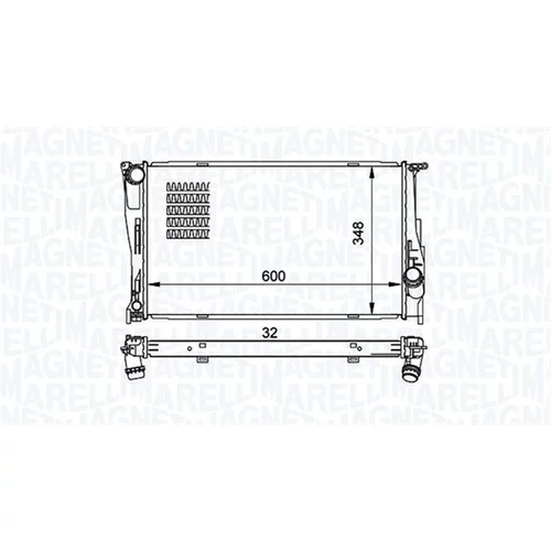 Chladič motora MAGNETI MARELLI 350213157500