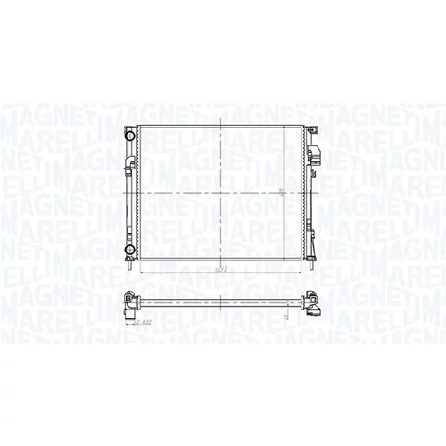 Chladič motora 350213181600 (MAGNETI MARELLI) - obr. 1