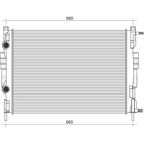 Chladič motora MAGNETI MARELLI 350213997000