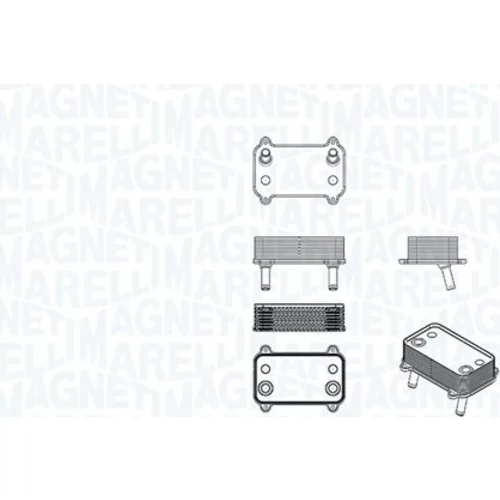 Chladič motorového oleja MAGNETI MARELLI 350300007200