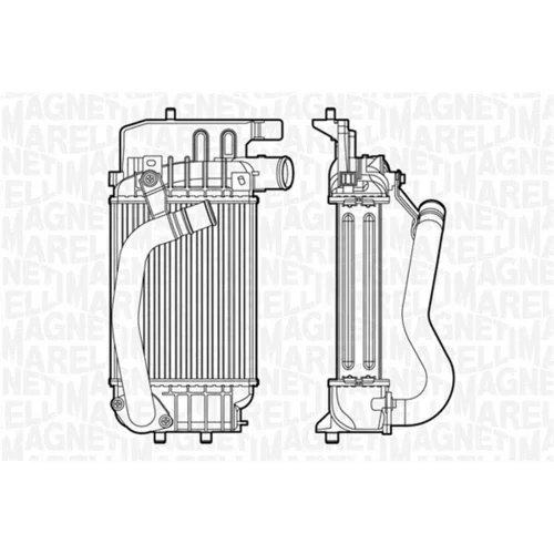 Chladič plniaceho vzduchu MAGNETI MARELLI 351319201680