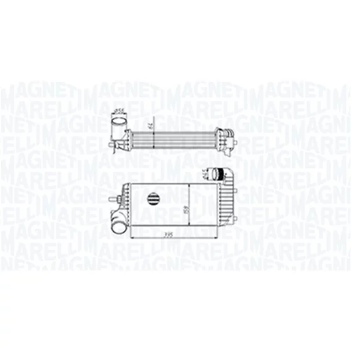 Chladič plniaceho vzduchu MAGNETI MARELLI 351319205440