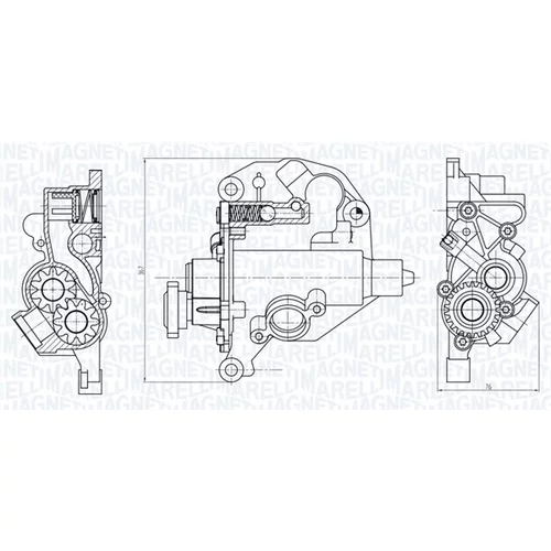 Olejové čerpadlo 351516000054 (MAGNETI MARELLI) - obr. 1