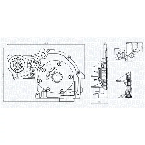 Olejové čerpadlo MAGNETI MARELLI 351516000063