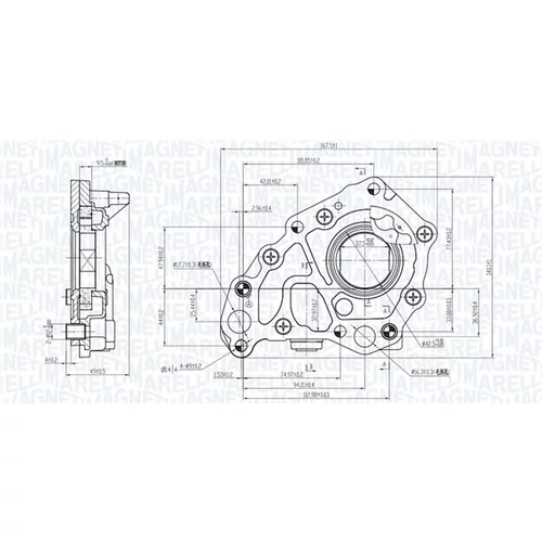 Olejové čerpadlo 351516000153 (MAGNETI MARELLI) - obr. 1