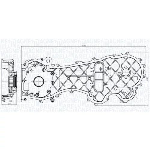 Olejové čerpadlo 351516000158 (MAGNETI MARELLI) - obr. 1