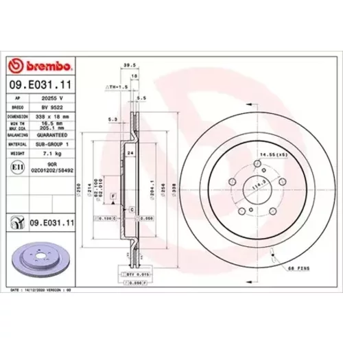 Brzdový kotúč MAGNETI MARELLI 360406172501