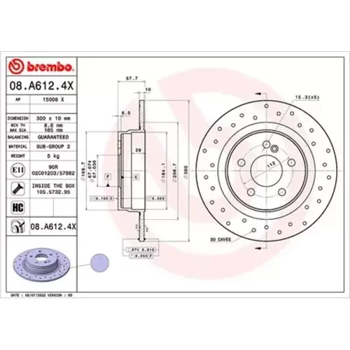 Brzdový kotúč MAGNETI MARELLI 360406177702