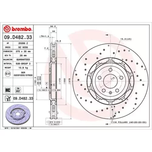 Brzdový kotúč MAGNETI MARELLI 360406178604