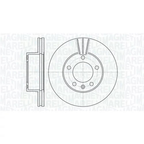 Brzdový kotúč MAGNETI MARELLI 361302040160