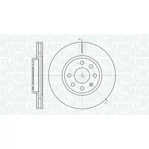 Brzdový kotúč MAGNETI MARELLI 361302040190