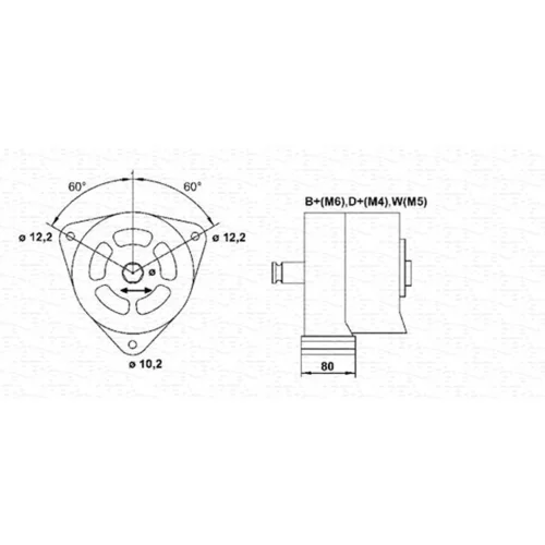 Alternátor 943357716010 (MAGNETI MARELLI)