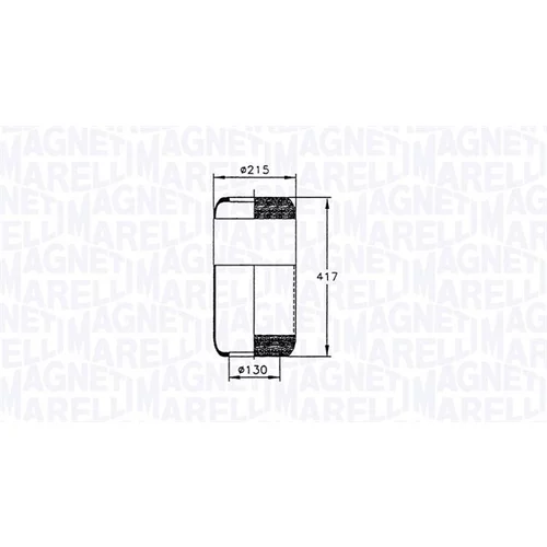 Mech pneumatického pruženia MAGNETI MARELLI 030607020026