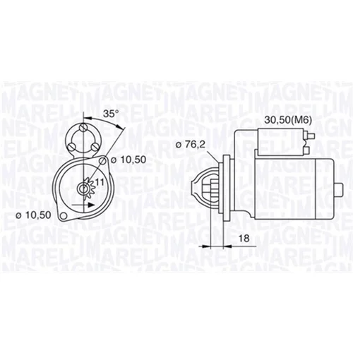 Štartér MAGNETI MARELLI 063521070460