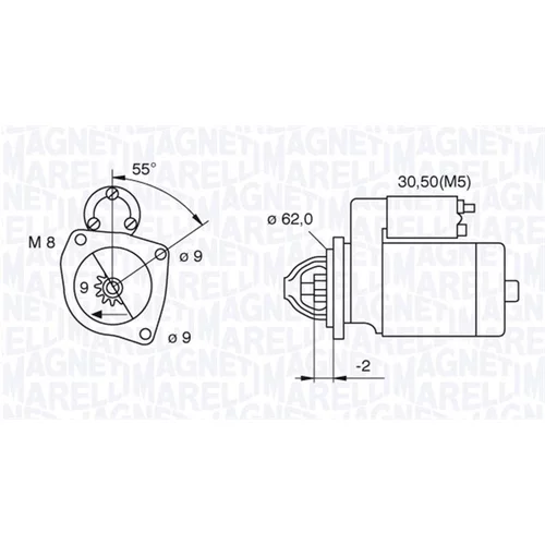 Štartér MAGNETI MARELLI 063720390010
