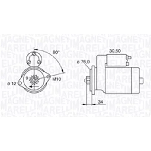Štartér MAGNETI MARELLI 063721321010