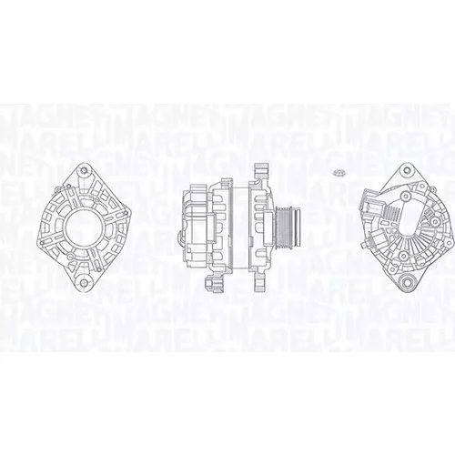 Alternátor MAGNETI MARELLI 063731543010