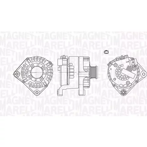 Alternátor MAGNETI MARELLI 063737683210