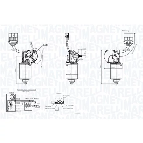Motor stieračov 064300420010 (MAGNETI MARELLI) - obr. 1