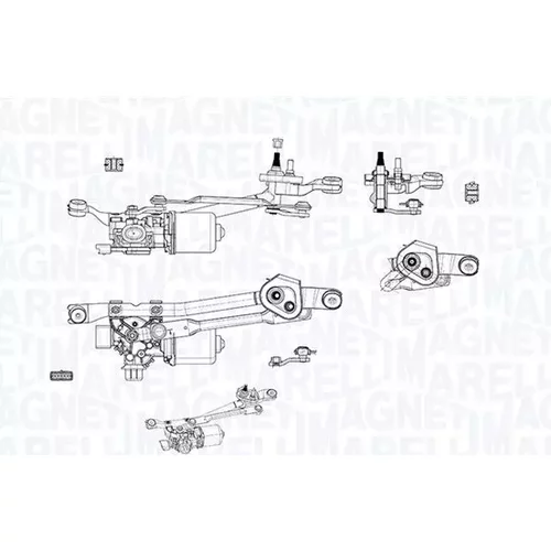 Systém čistenia skiel MAGNETI MARELLI 064351791010