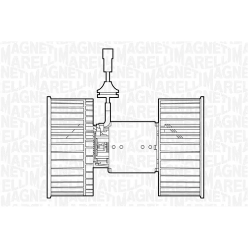 Vnútorný ventilátor MAGNETI MARELLI 069412534010