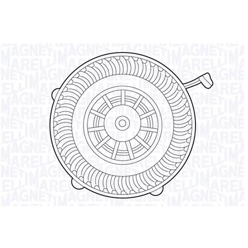 Vnútorný ventilátor MAGNETI MARELLI 069412662010