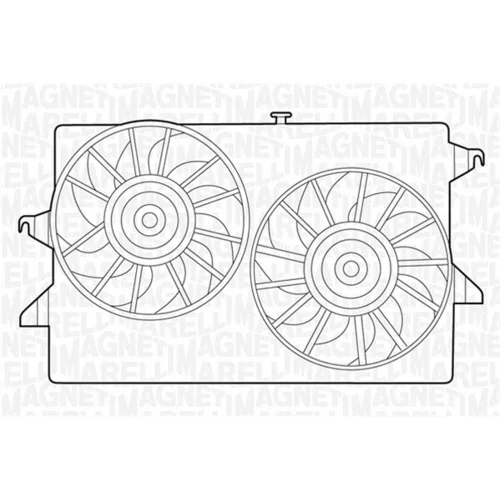 Ventilátor chladenia motora MAGNETI MARELLI 069422398010