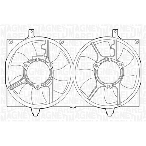 Ventilátor chladenia motora MAGNETI MARELLI 069422421010
