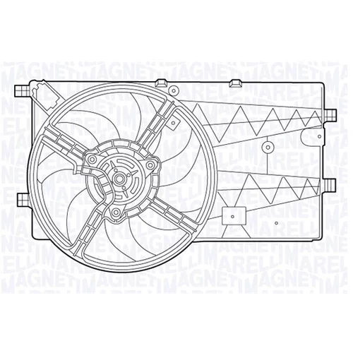 Ventilátor chladenia motora MAGNETI MARELLI 069422553010