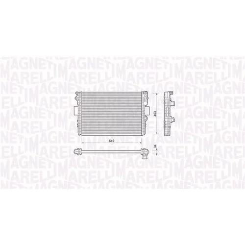 Chladič motora MAGNETI MARELLI 350213169000