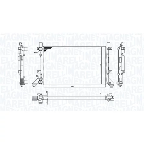 Chladič motora 350213189400 (MAGNETI MARELLI) - obr. 1
