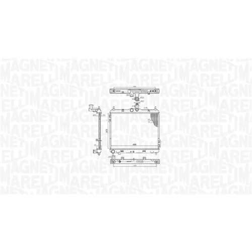 Chladič motora 350213192200 (MAGNETI MARELLI) - obr. 1