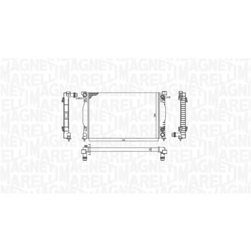 Chladič motora 350213196500 (MAGNETI MARELLI) - obr. 1