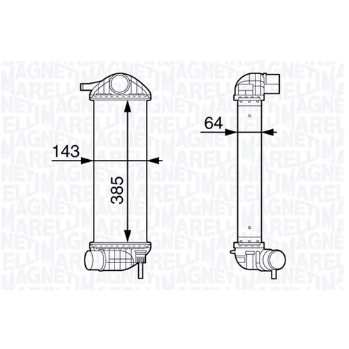 Chladič plniaceho vzduchu MAGNETI MARELLI 351319202940