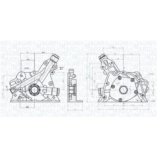 Olejové čerpadlo 351516000024 (MAGNETI MARELLI) - obr. 1