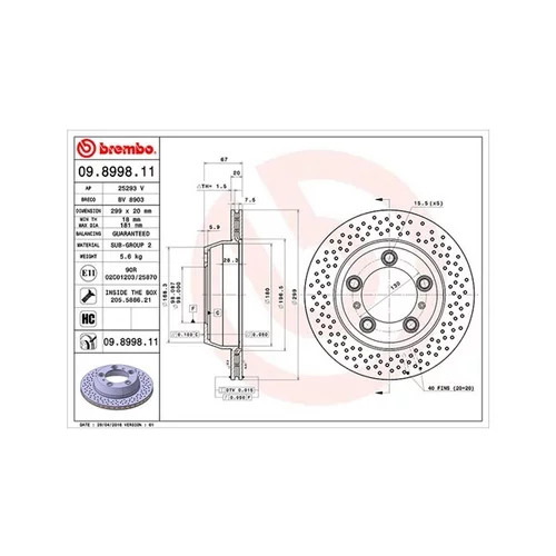 Brzdový kotúč MAGNETI MARELLI 360406125101