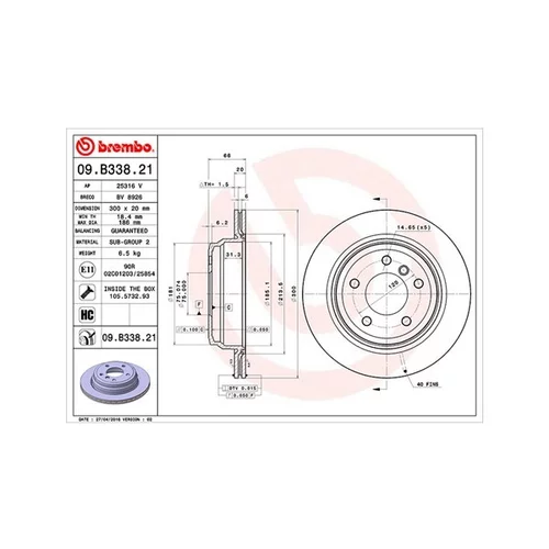 Brzdový kotúč MAGNETI MARELLI 360406147001