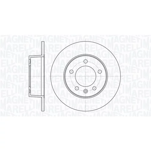 Brzdový kotúč MAGNETI MARELLI 361302040121